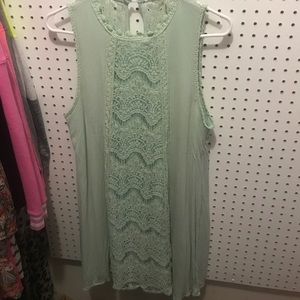 Lace center dress